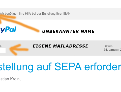 Paypal Phishing-Mail 2