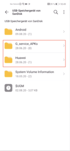 Apps Ordner
